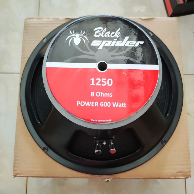 Speaker Black Spider 12" inch 1250