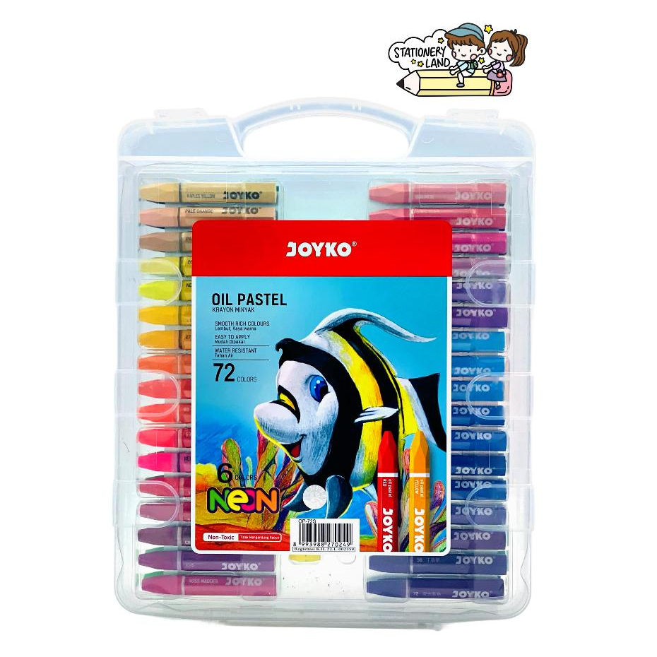 

( StaLand ) CRAYON / Krayon Minyak / Oil Pastel TiTi JOYKO 72 WARNA OP-72S