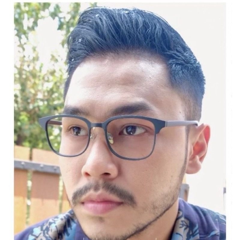 Kacamata fashion premium lensa photocromic bluecromic blueray antiradiasi