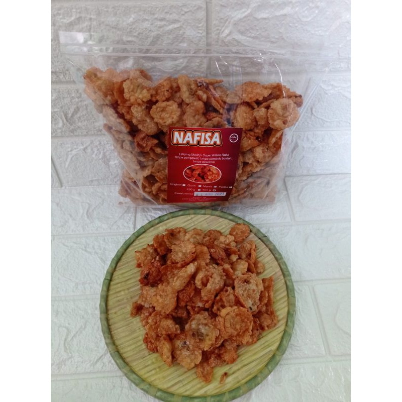 

Emping gepuk pedas manis 250gram