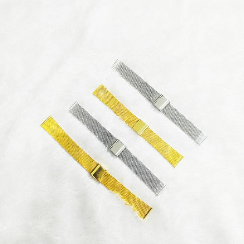 rantai pasir/rantai mess jam tangan size 16mm dan 18mm