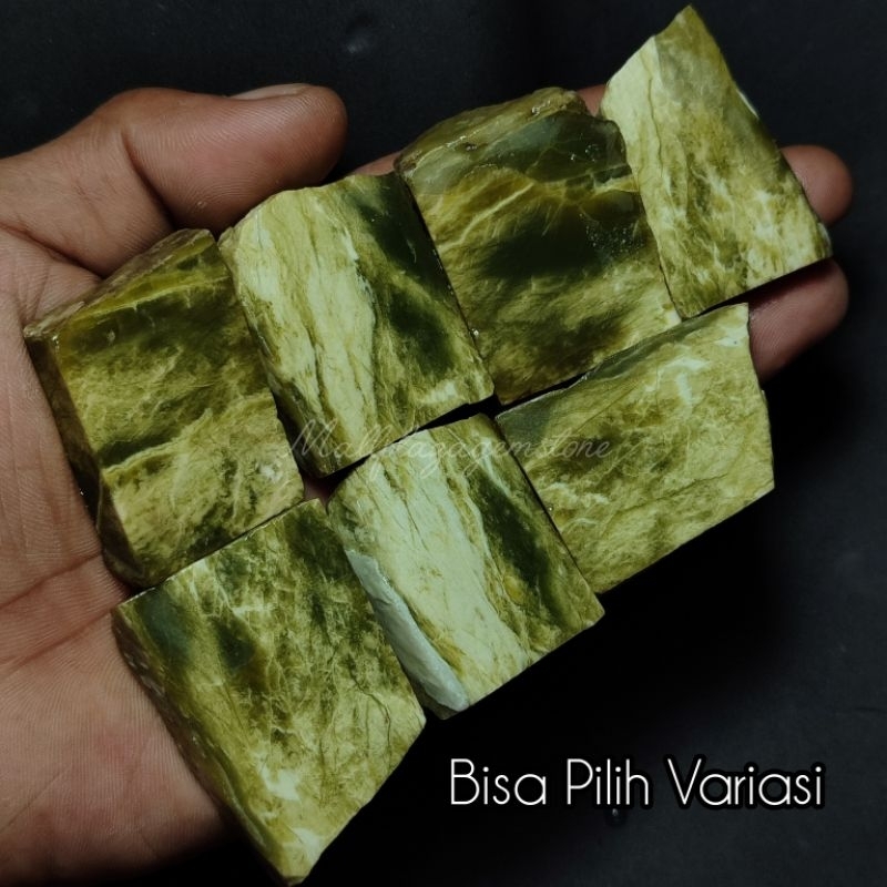 batu serpentine motif asli natural / bahan batu serpentine motif / bongkahan batu serpentine motif /