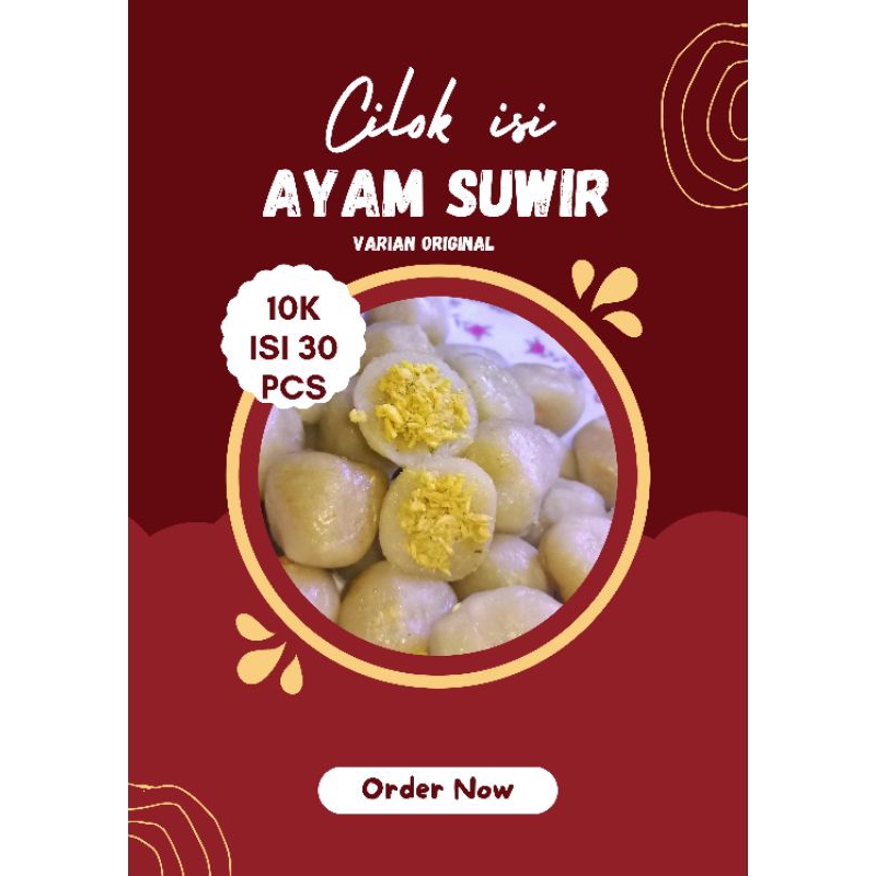 

Cilok Isi Ayam Suwir