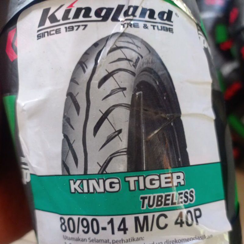 ban KINGLAND 80/90 RING 14 (KING TIGER) TUBELESS
