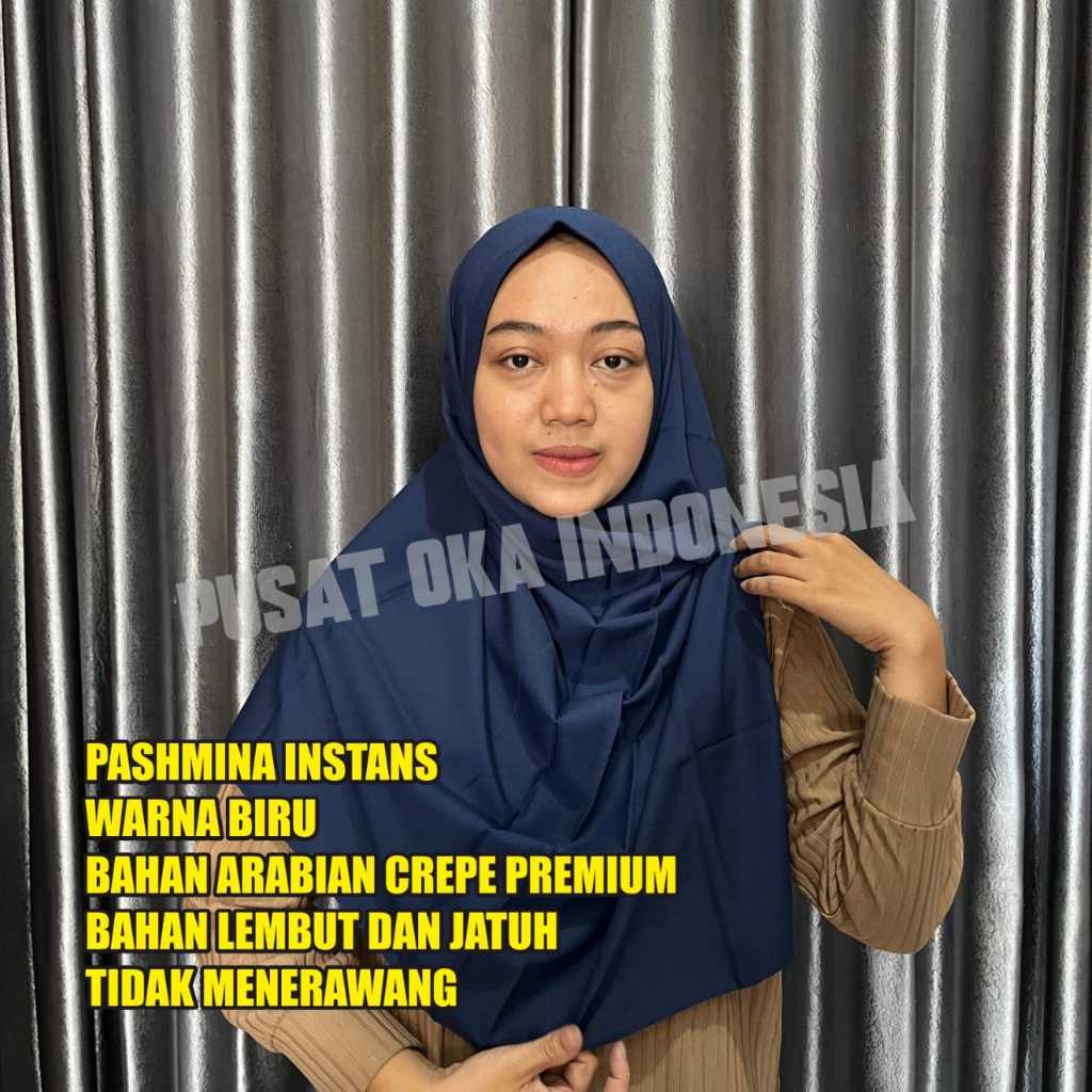 kerudung instan arabian crepe