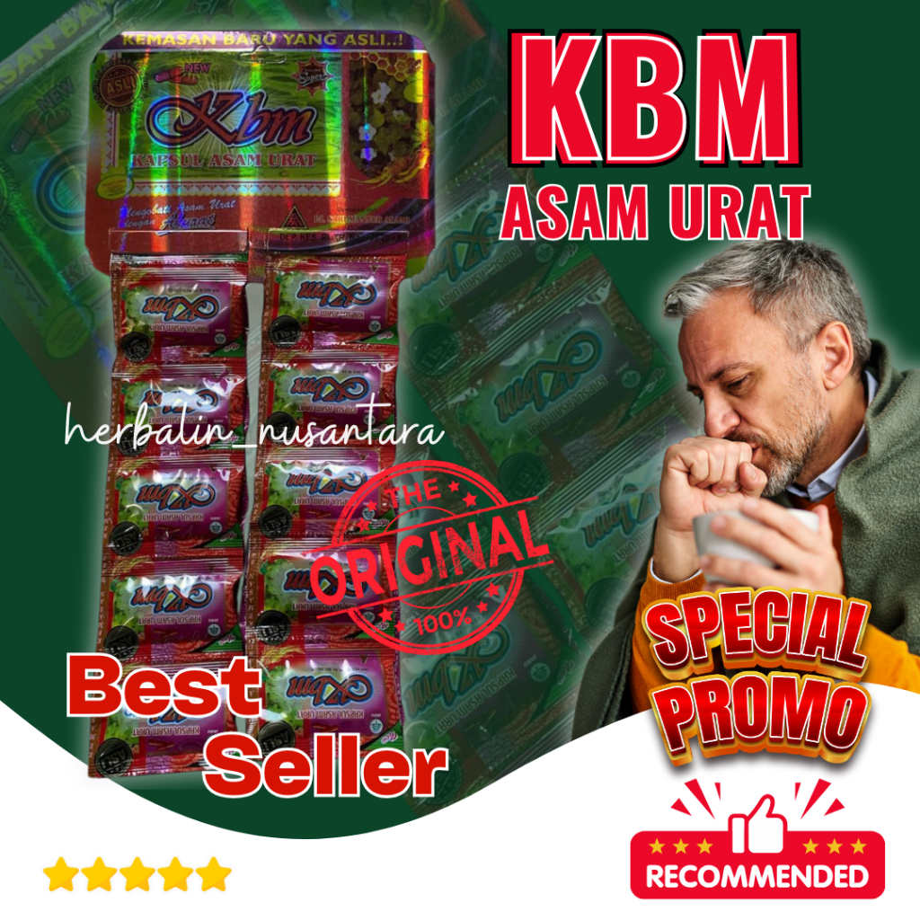 

Kapsul Kbm Asam Urat Original 20 Sachet