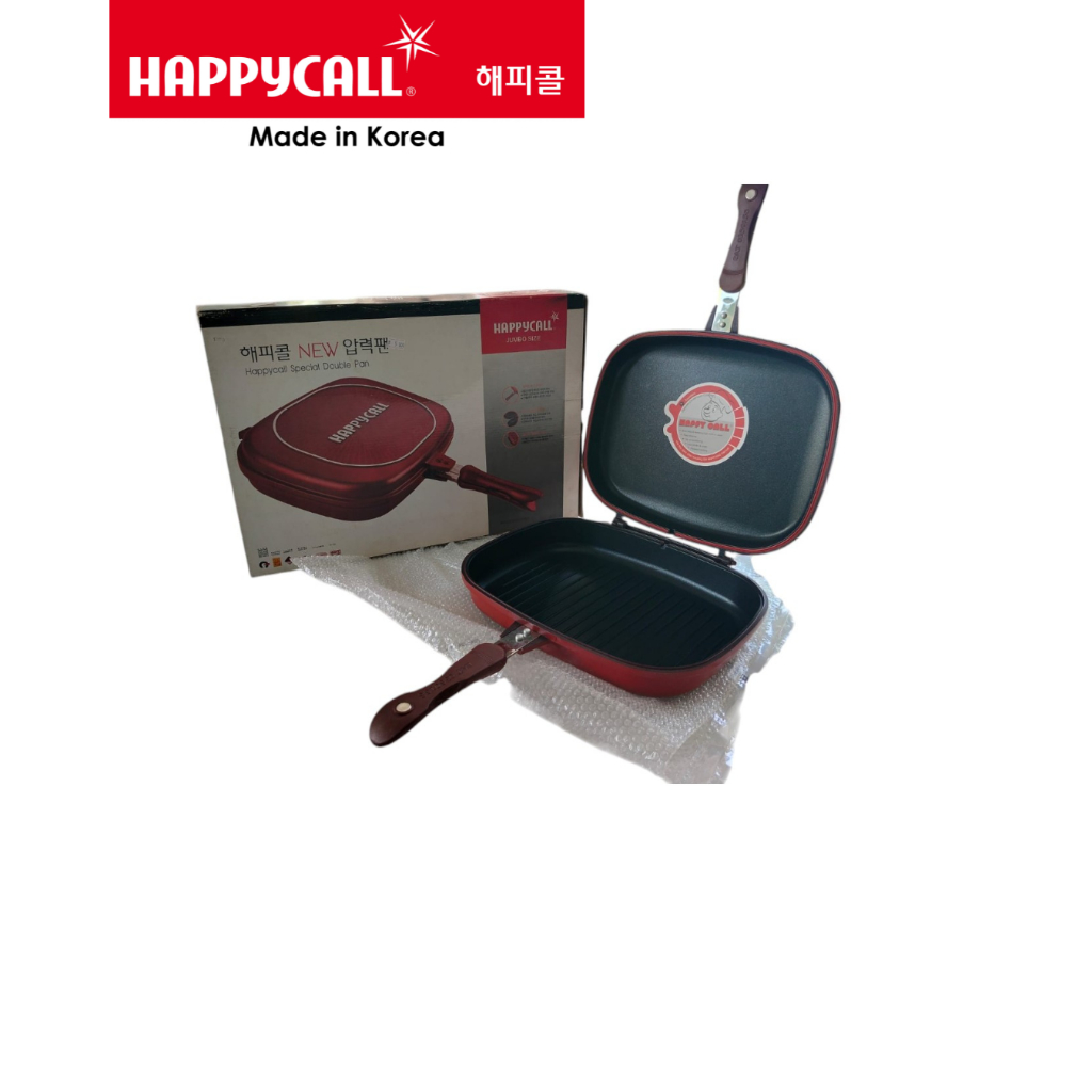 Happy call pan 32 cm Original - anti lengket - alat panggangan bolak balik