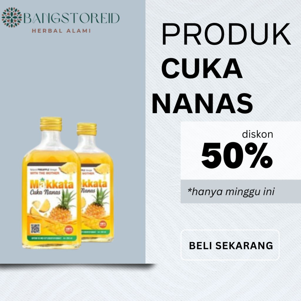 

MAKKATA Cuka Nanas Makkata Cuka Nanas Tahan Suhu Ruangan Organic With The Mother Cuka Sari Nanas BB