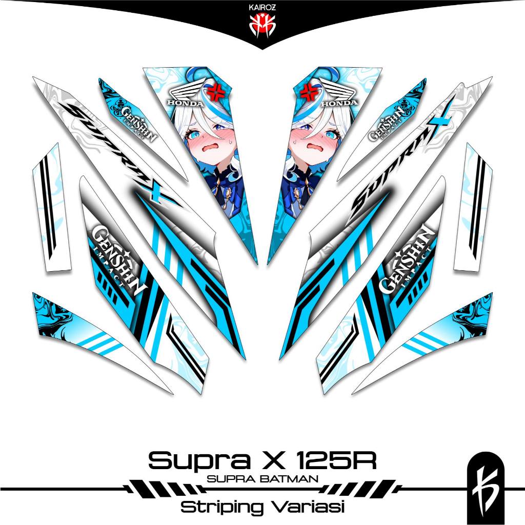 STRIPING SUPRA X 125 KARBU SKU 115 BATMAN STICKER STIKER HONDA SUPRA X 125 WAVE 125I SUPRA X 125R