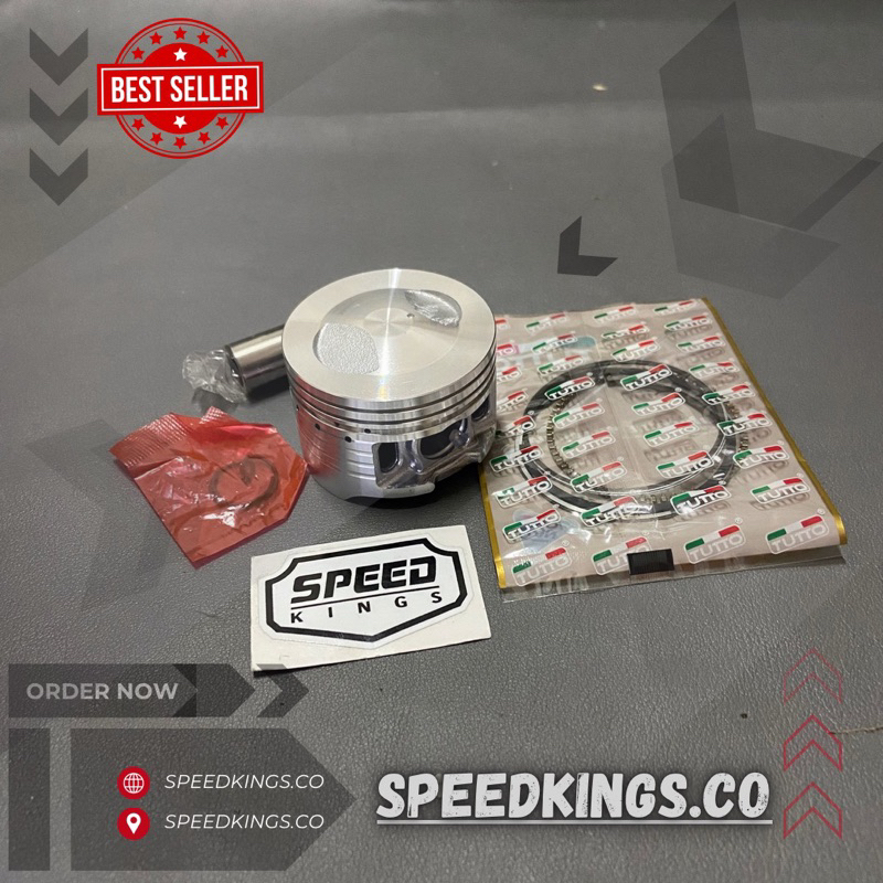 SEHER SETT PISTON KIT MIO XB 53,5 MM SEHER SET RING BORE UP 130 CC YAMAHA MIO SPORTY SMILE/GARNIS MI