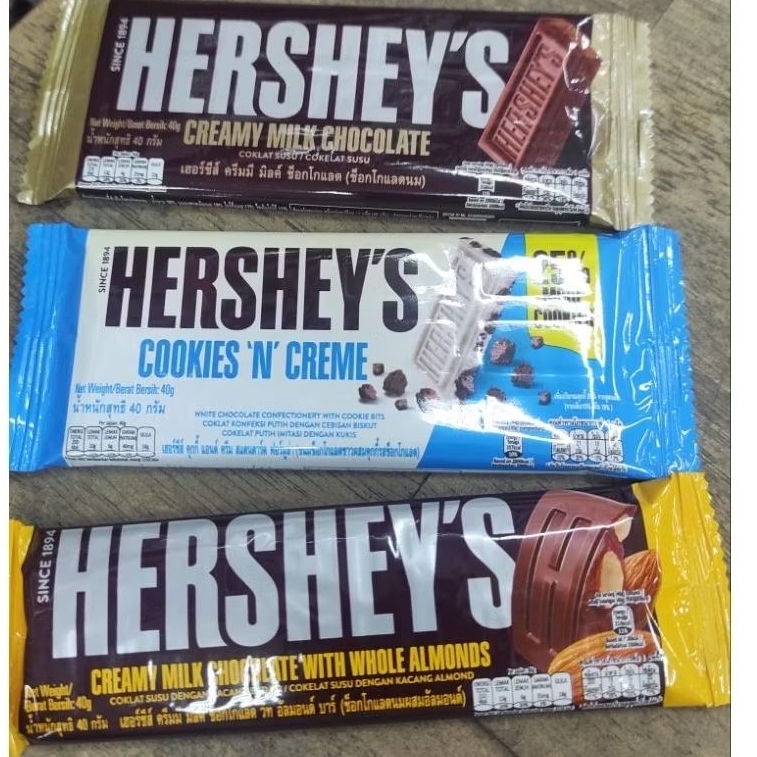 

Hershey's chocolate 40gr fn