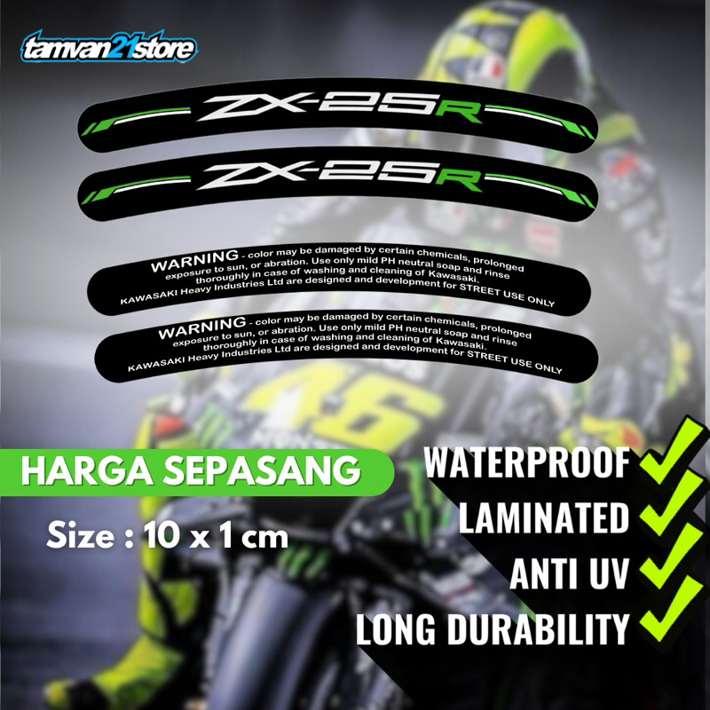 STICKER RODA VELG KAWASAKI ZX25R ZX-25R