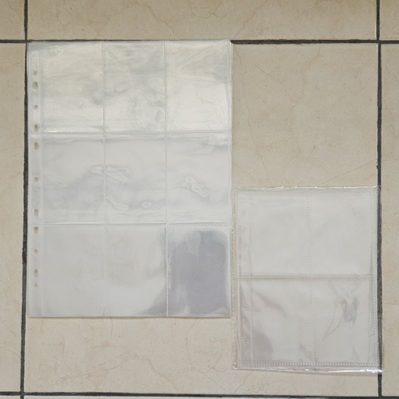 

binder sleeves 4p 9p preloved
