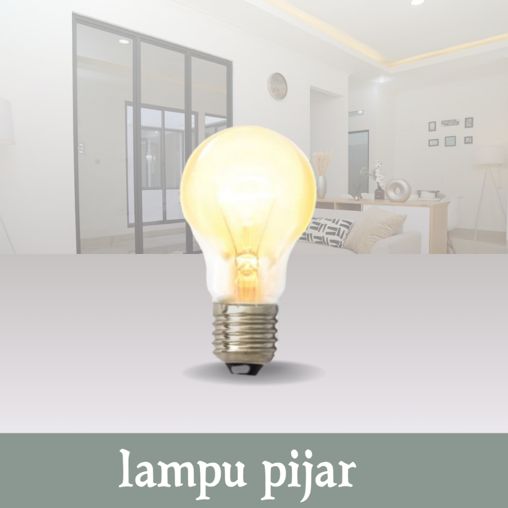 BOHLAM LAMPU PIJAR CAHAYA KUNING LAMPU PIJAR E27 KACA PENGHANGAT AYAM