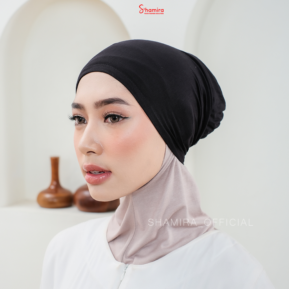 SHAMIRA - Inner Ciput Arab Rayon Spandek Premium Dalaman Hijab Bandana Cepol By Shamira Official