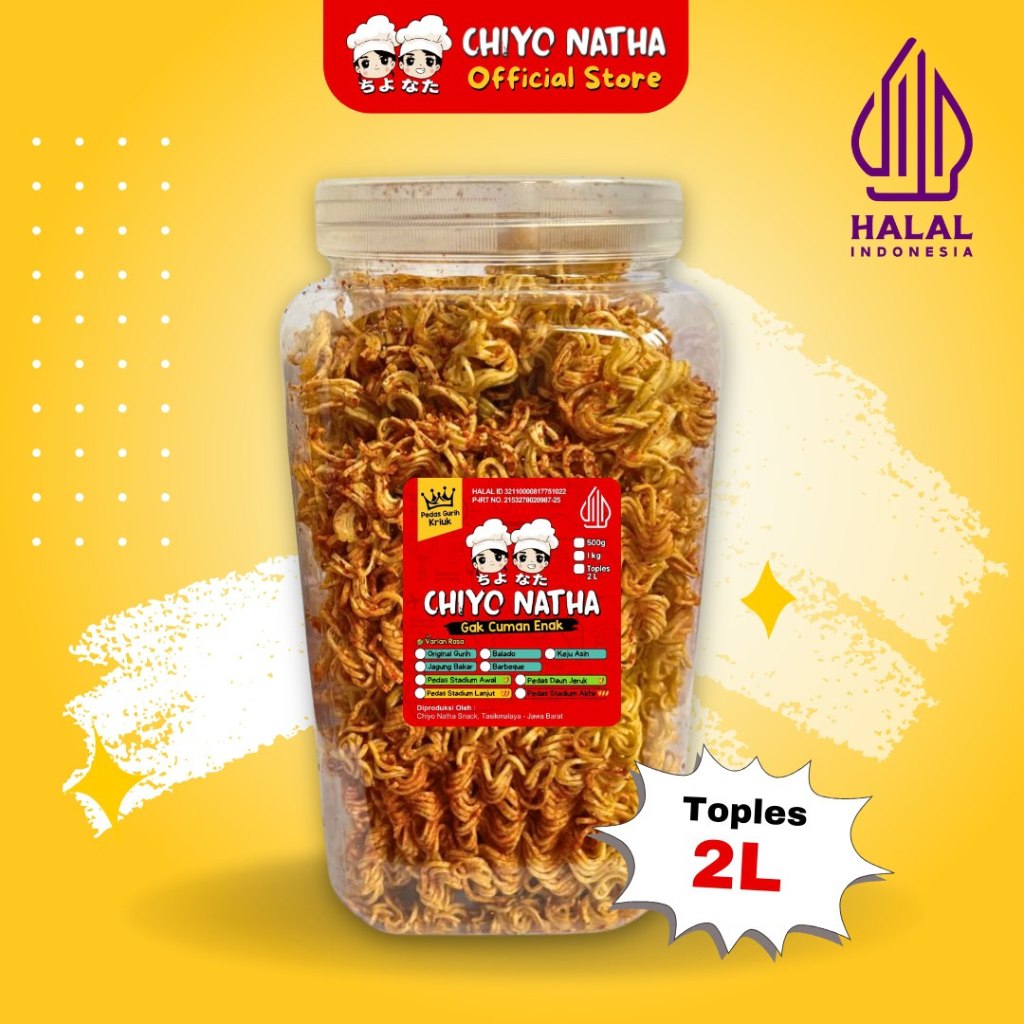 

Mie Kriuk Chiyo Natha Toples 2L 390g