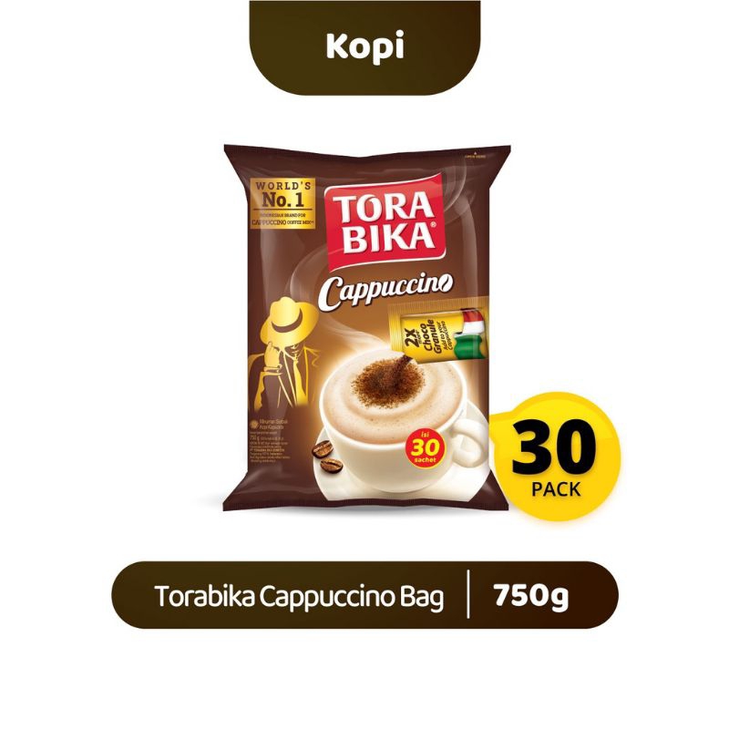 

Torabika Cappucino Bag (30 sachet x 25 gr)