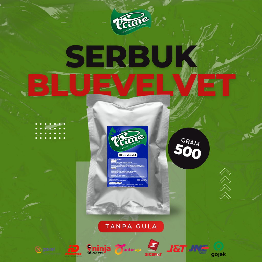 

Powder Prime Bluevelvet / Bubuk Minuman Bluevelvet 500 gr
