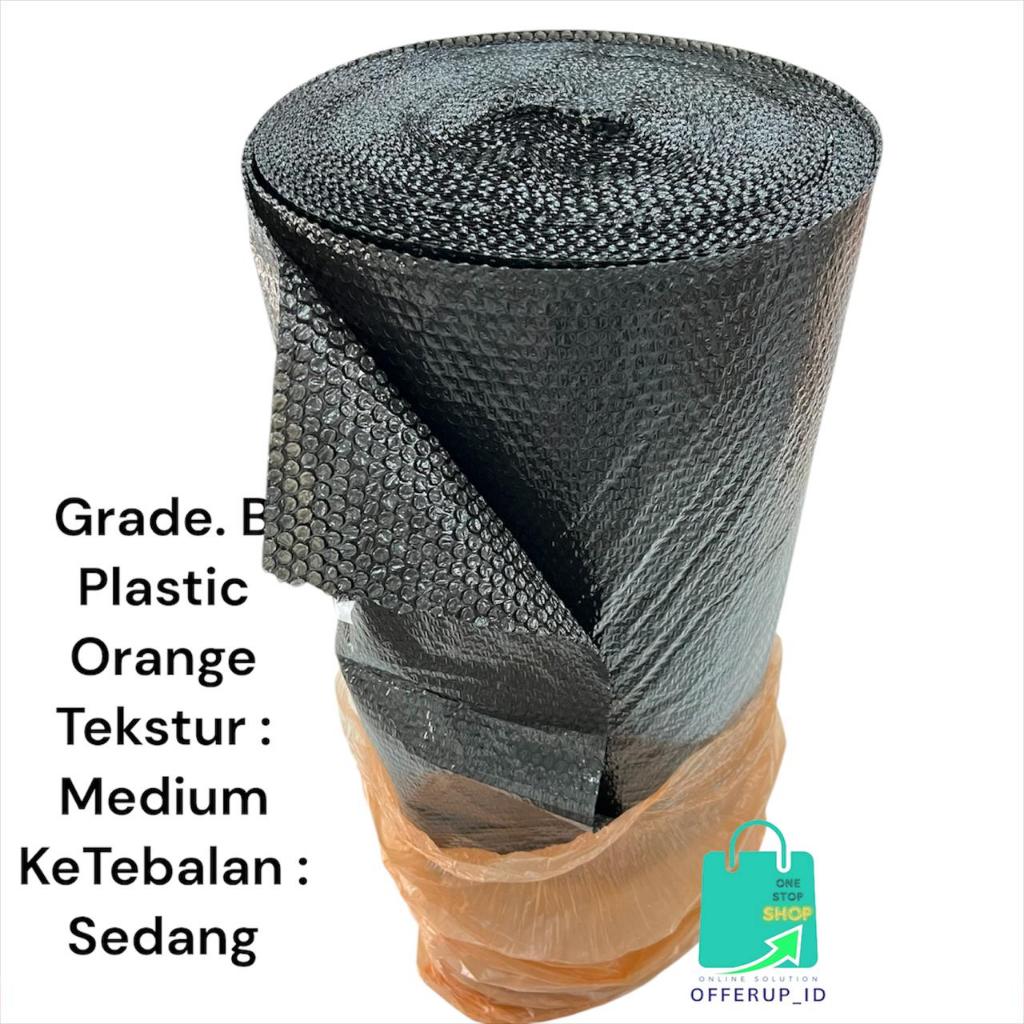 

BUBBLE WRAP WARNA HITAM GRADE B 125CM x 50MTR