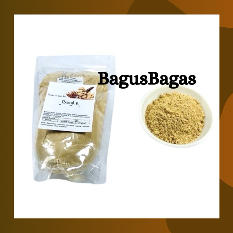 

100gr Bubuk Bangle Banglai Bonglai Bungle Panglai Herbal Tradisional Rimpang Pelangsing MURNI JSR