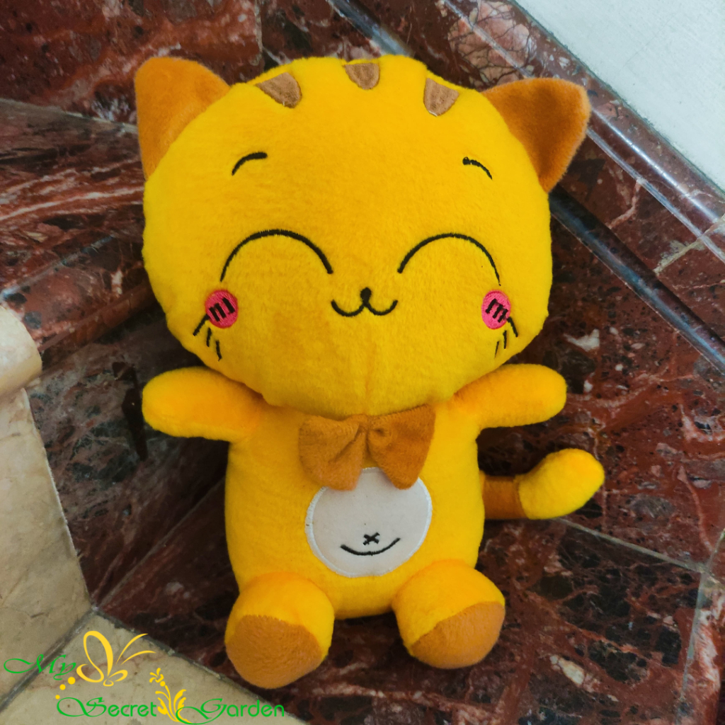 Boneka Kucing Pita / Cat 0015 pita couple VB / Boneka Kucing Kuning 11408 | TERMURAH!!!