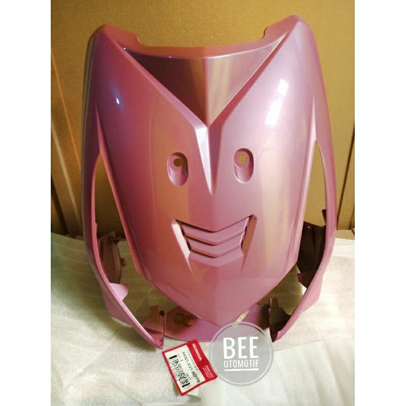 Panel Depan Cover Front Panel dada Honda beat karbu Pink Original AHM 64301KVY960PPM