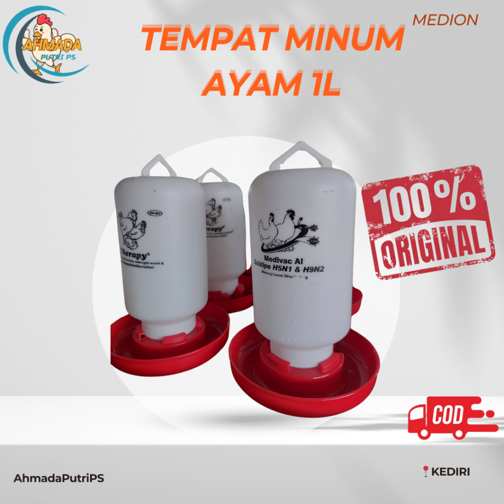 TEMPAT MINUM AYAM 1LITER MEDION  | TMA 1L Medion