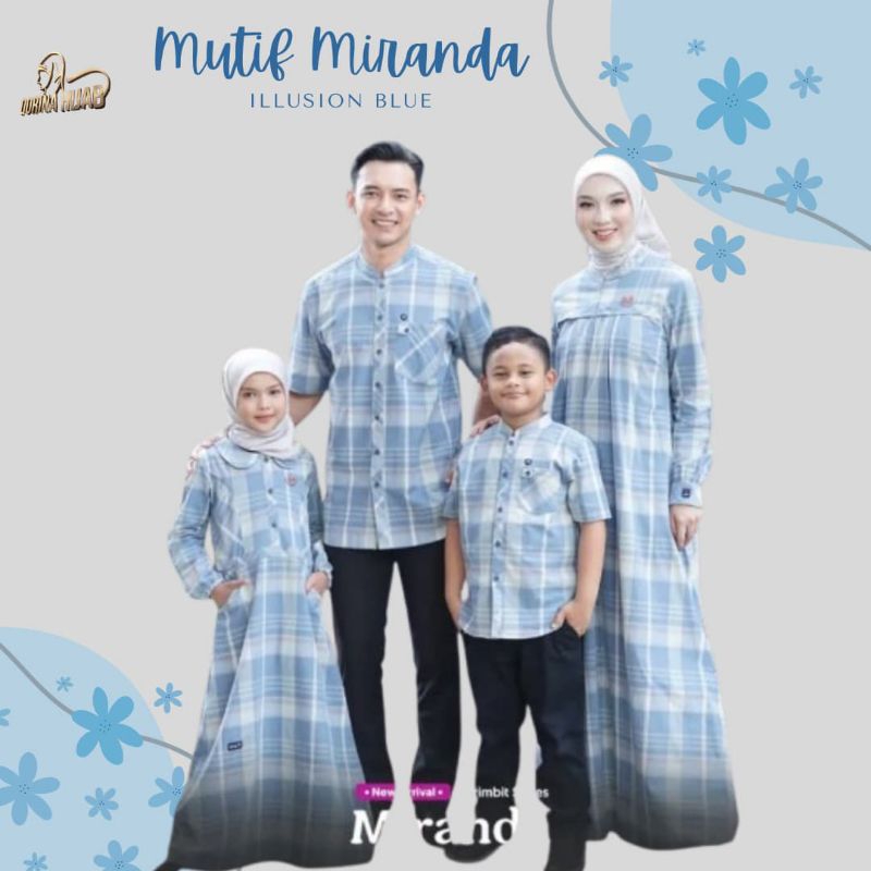 Sarimbit Mutif Miranda / sarimbit mutif 2025 / sarimbit keluarga / sarimbit lebaran / gamis mutif Mi