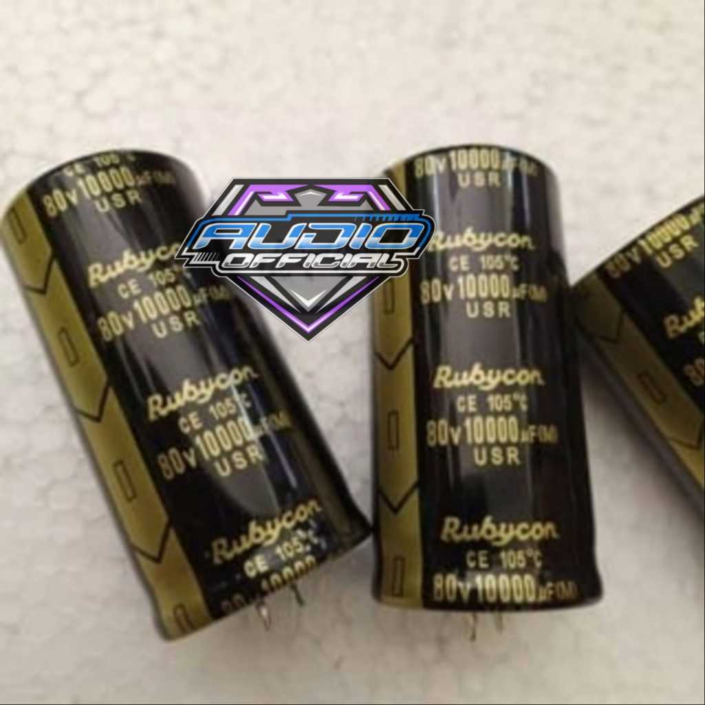 Elco Rubycon Hitam 80v 10000uf / Elko Original USR 80V isi full