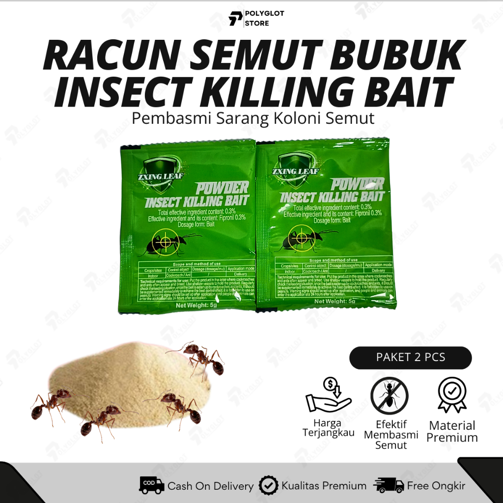 [2 PCS] Racun Semut Merah Pembasmi Semut dan Serangga Paling Ampuh