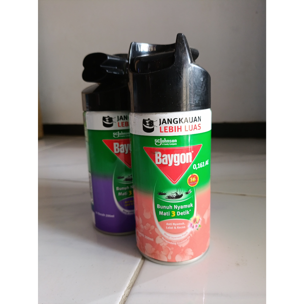 Baygon Semprot Obat Anti Nyamuk Kecoa Serangga 200ml - promo termurah