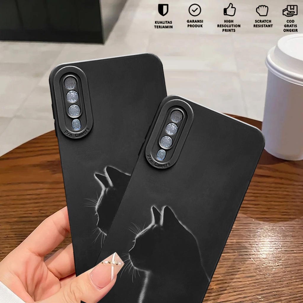 Case Samsung A30S A50 A50S - Softcase Samsung A30S A50 A50S Motif Kucing - Casing Hp Samsung A30S A5