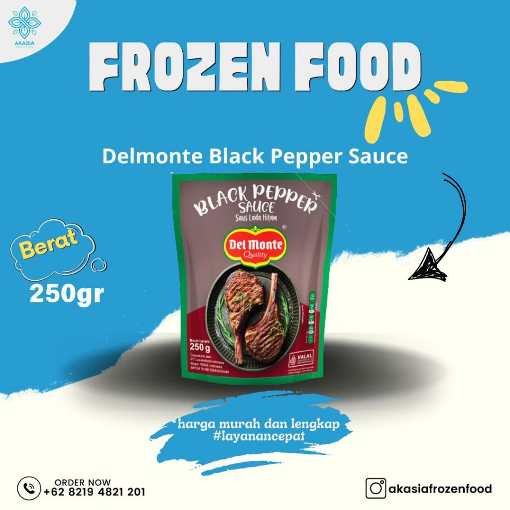 

Delmonte Black Pepper Sauce 250gr