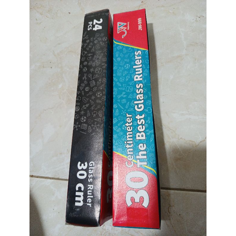 

Penggaris 30cm 24pcs Bening dan berkualitas