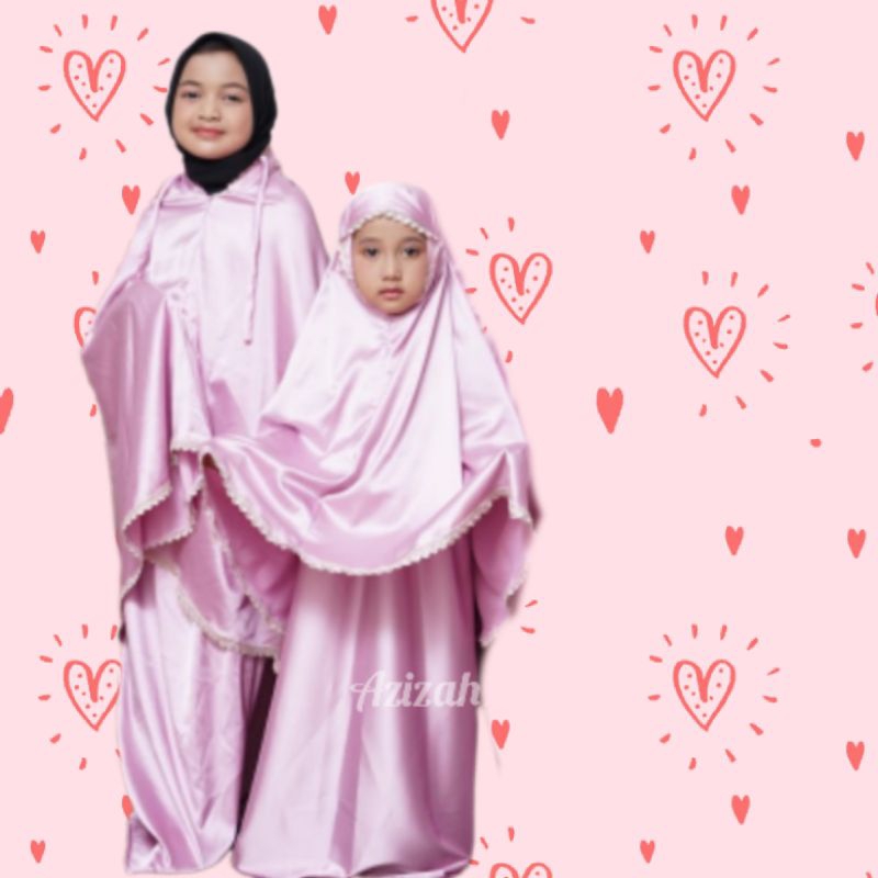 Mukena Anak Mukena Traveling Mukena Silky Armani