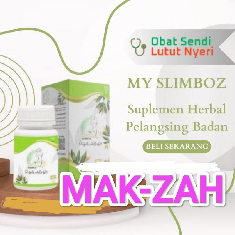 OBAT DIET PELANGSING MY SLIMBOZ JAMU DIET ASLI 100% ORIGINAL OBAT PENURUN BERAT BADAN PERUT BUNCIT W