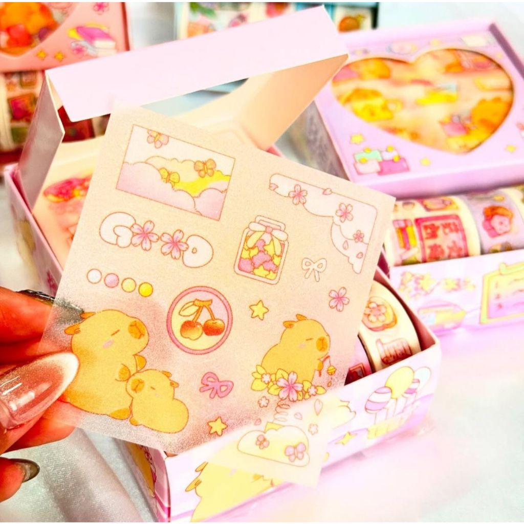 

Gramedia Karawaci - Hcl - Stikers Gift Set - Cappybara Journal