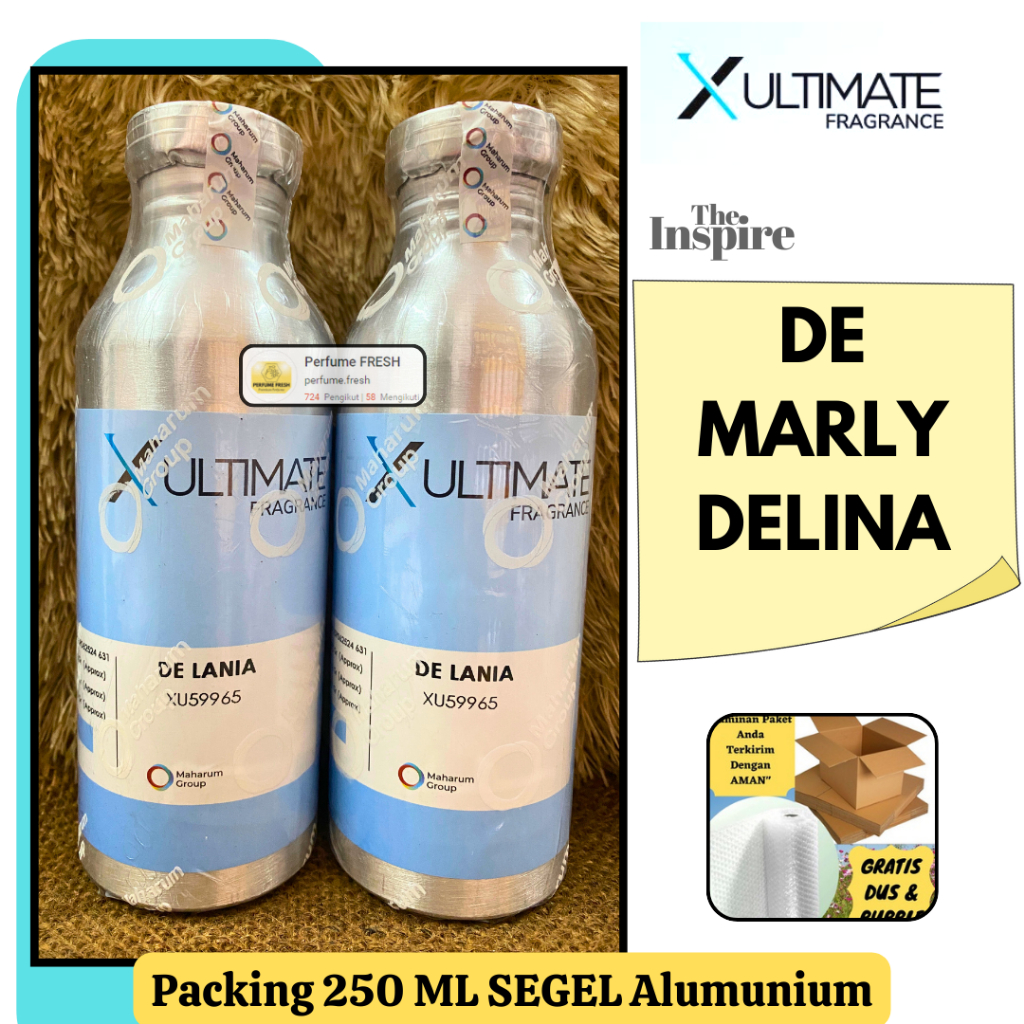 Bibit Parfum De Marly Delina ( 250 ML SEGEL ) X ULTIMATE - PERFUME Wanita MURNI KONSENTRAT DE LINA