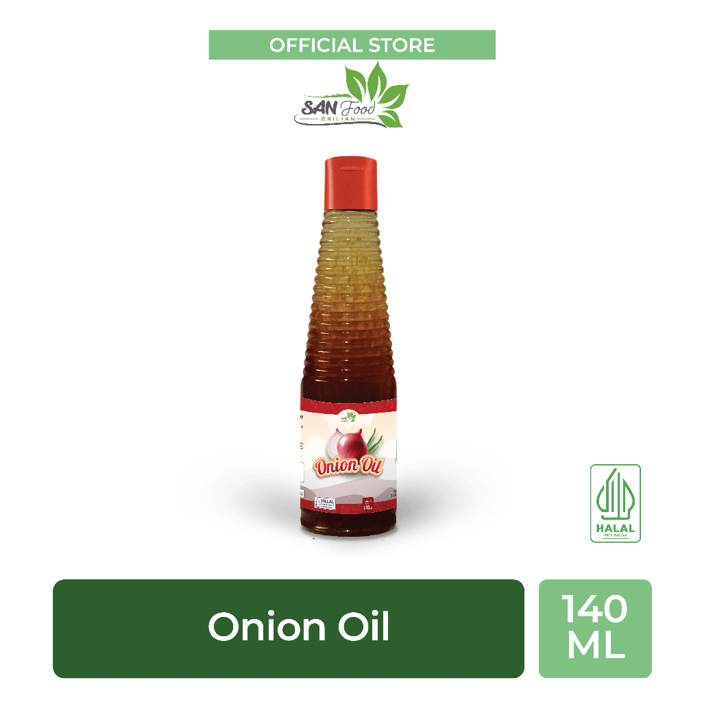 

Sanfood Brilian Onion Oil 140ml Minyak Bawang Bombay Mpasi