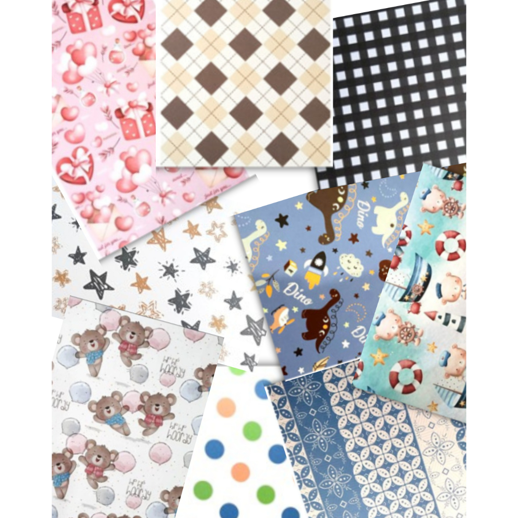 

Tambahan packing kertas kado