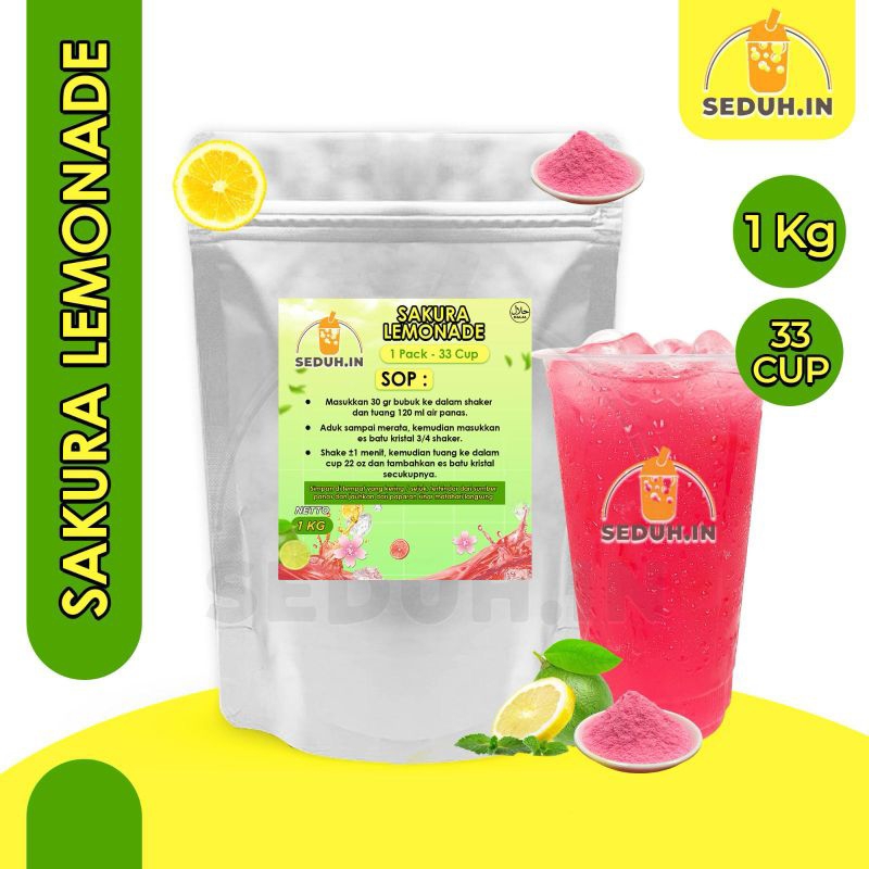 

Bunga Sakura lemon 1KG / Bubuk Minuman Premium