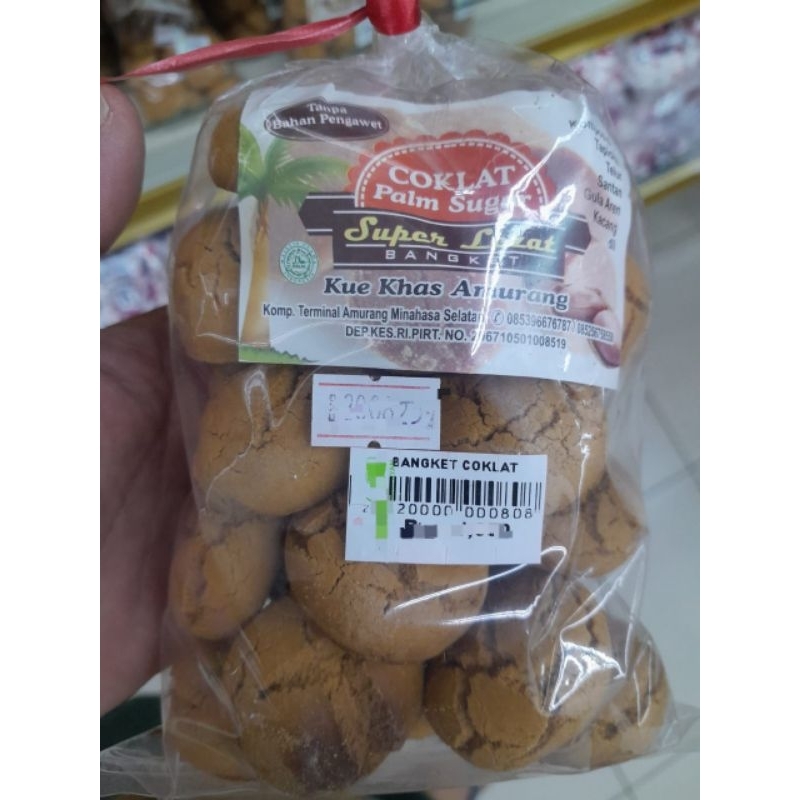 

Kue Bangket Coklat Khas Amurang