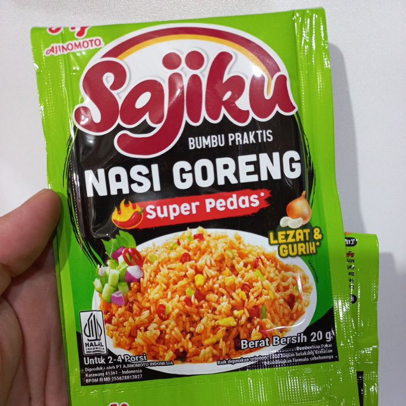 

SAJIKU NASI GORENG AYAM/ PEDAS (isi 10)