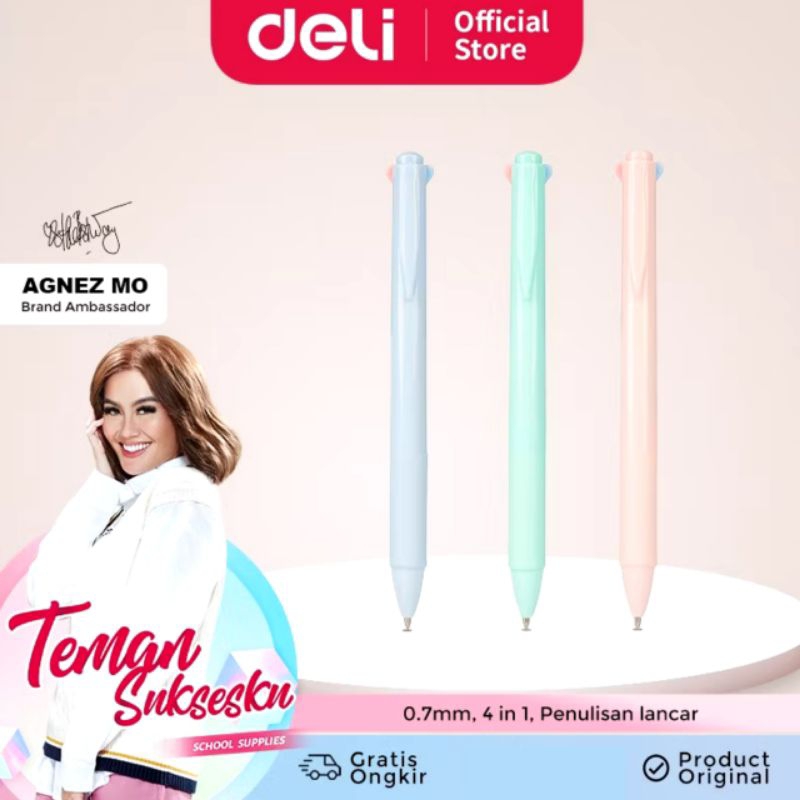 

Deli Pulpen 4 Warna Original