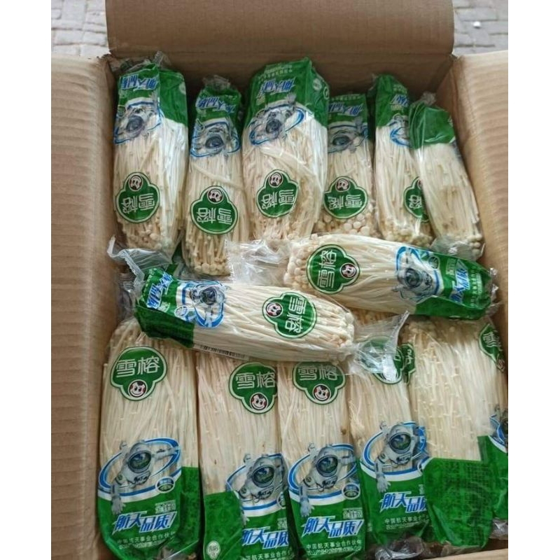 

Jamur Enoki 1 Dus - Enoki Mushroom - 1 Dus isi 50