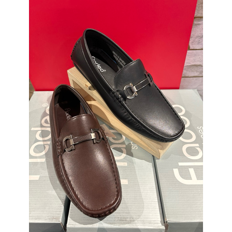 Fladeo sepatu moccasin pria MSM 219-2AH
