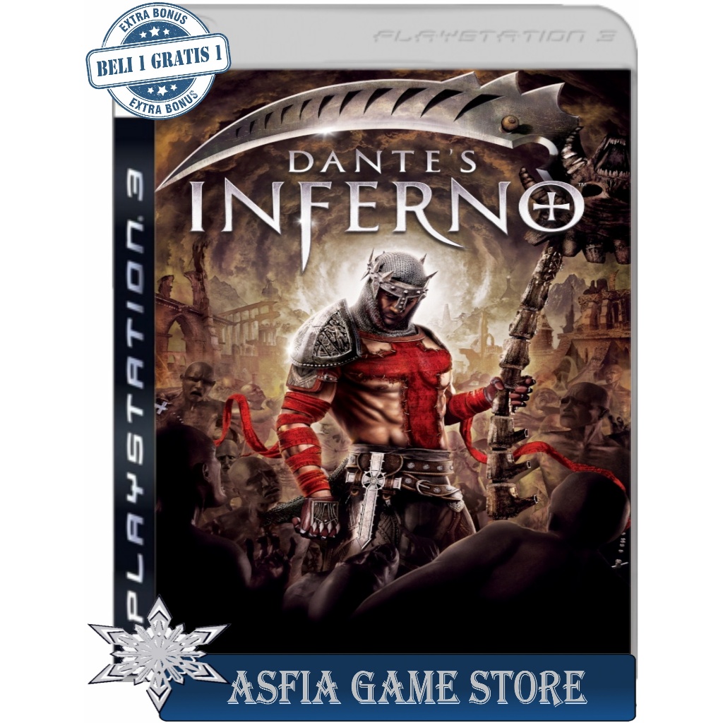 DANTE'S INFERNO DVD Kaset Game PS3 PKG CFW HEN MULTIMAN