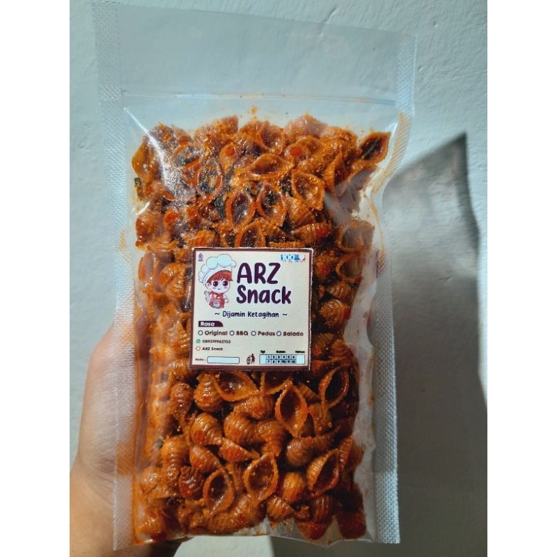 

Makaroni kerang kriuk 125 gr | ARZ Snack | cemilan murah