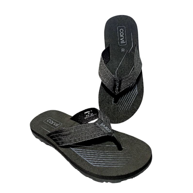 sandal carvil hitam pria sandal carvil original sandal anti slip