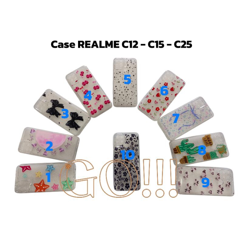 Case Space Gambar REALME C12 C15 C25 Softcase Silikon Casing Hp